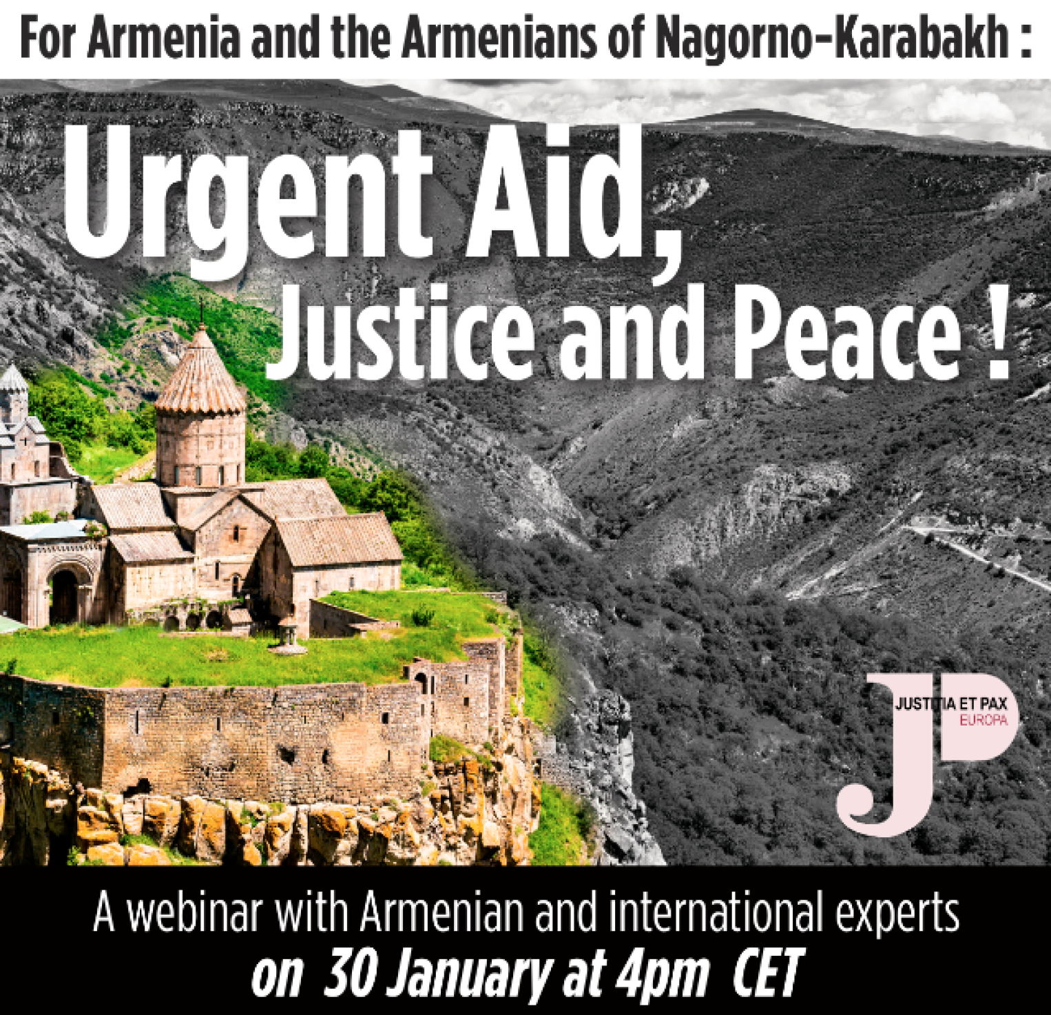 Webinar "Urgent Aid, Justice and Peace for Armenia and the Armenians of Nagorno-Karabakh"